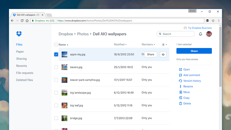 The web interface is also polished. Image: Screenshot